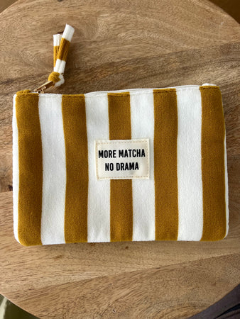 POCHETTE ÉPONGE « MORE MATCHA NO DRAMA »