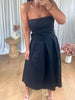 ROBE BUSTIER NOIR