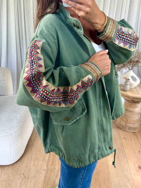 VESTE CYNTHIA KAKI