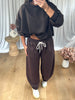 PANTALON JOGGER BARREL CHOCO