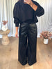 PANTALON LARGE SIMILI