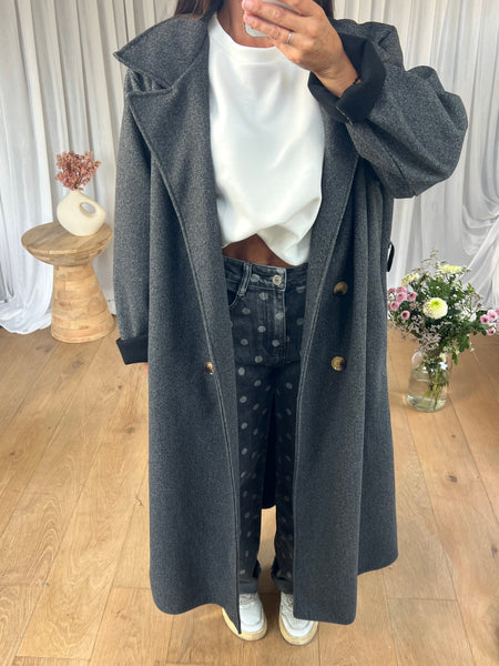 MANTEAU HENRI GRIS