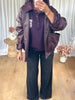 VESTE MILIE BORDEAU