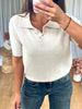 PULL POLO BEIGE