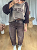 SWEAT LÉGER CALIFORNIA CHOCO