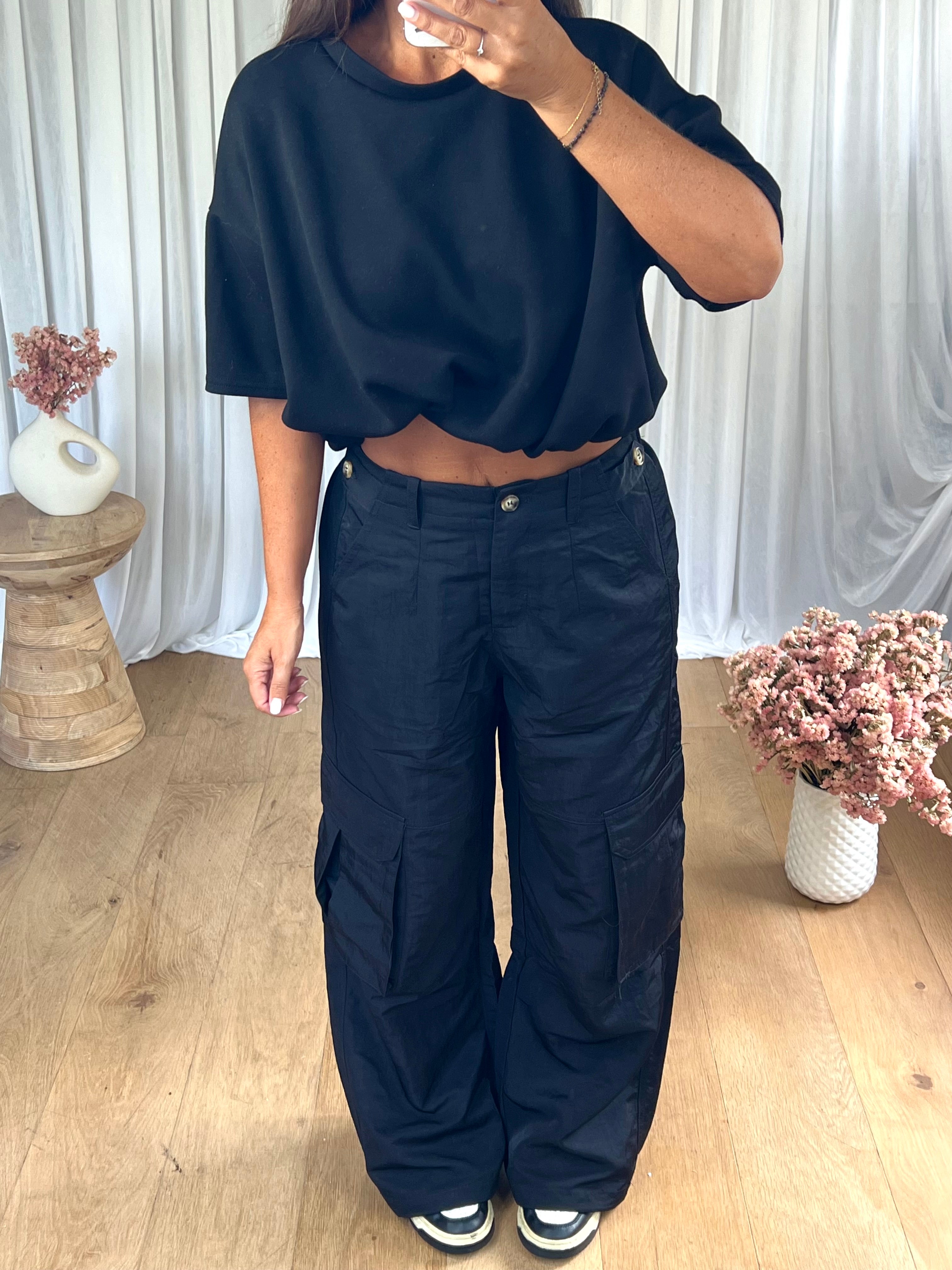 PANTALON TREILLIS NOIR