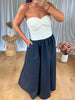 ROBE BRIDGET BUSTIER DENTELLE BLANC