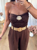 BUSTIER BIJOUX FLEUR CHOCO