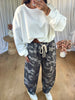 TOP BASILE MANCHES BLANC