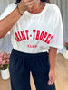 T-SHIRT SAINT TROPEZ CLUB BLANC