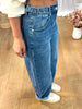 JEANS BARREL TAILLE RÉGLABLE