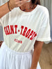 T-SHIRT SAINT TROPEZ CLUB BLANC