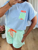 T-SHIRT IBIZA BLEU
