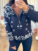 GILET BANDANA MARINE