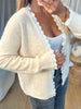 GILET DENTELLE BEIGE