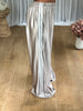 PANTALON SATINÉ JOGGER CHAMPAGNE