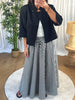 JUPE VICHY NOIR