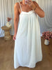 ROBE BÉA VOILE DE COTON ÉCRU