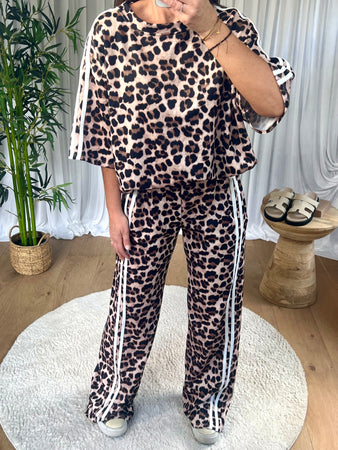ENSEMBLE LEOPARD BANDES