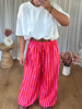 PANTALON BOULE RAYÉ