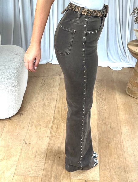 JEANS CLOUS MOKA