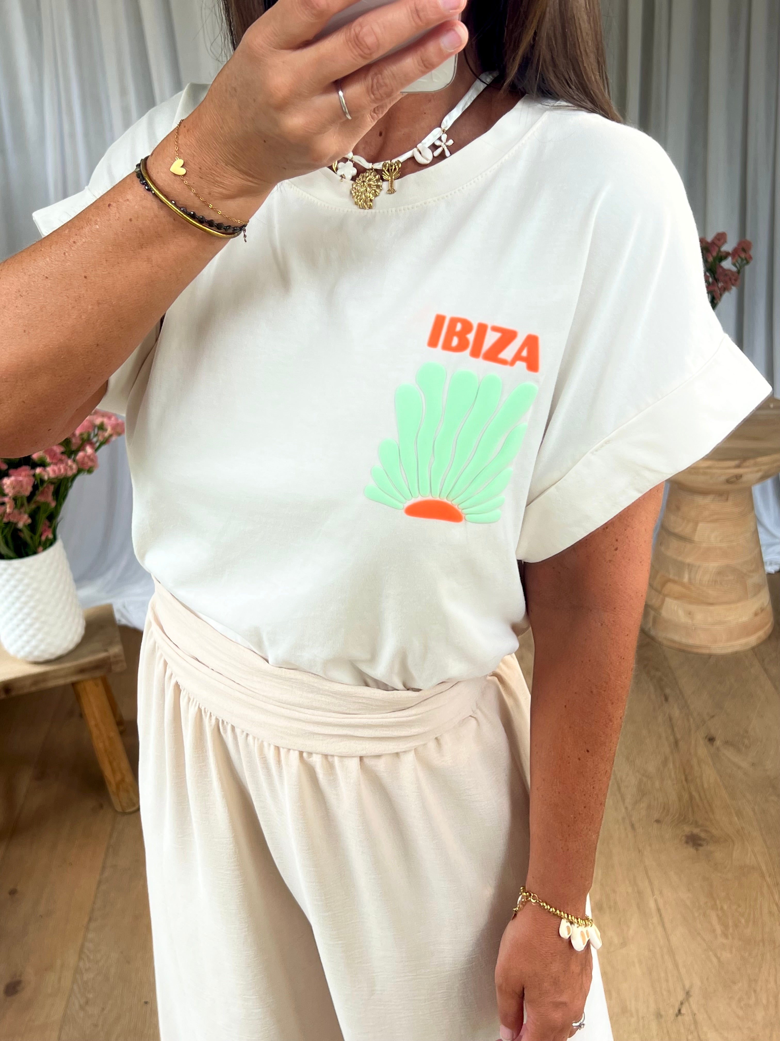 T-SHIRT IBIZA BEIGE