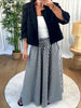 JUPE VICHY NOIR