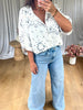 CHEMISE GAZE BANDANA BLANC