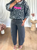 JEANS BALLON GRIS