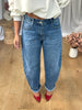JEANS BARREL TAILLE RÉGLABLE