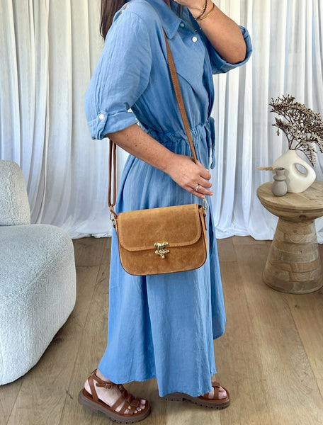 SAC SOLINE DAIM CAMEL