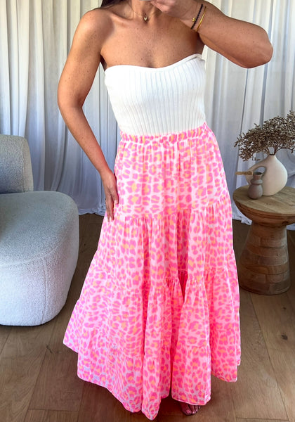 JUPE PINK FLUO