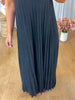 ROBE PLISSÉÉ LUREX NOIR