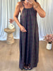 ROBE VISCOSA MARRON