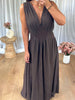 ROBE SOLANGE CHOCO