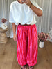 PANTALON BOULE RAYÉ