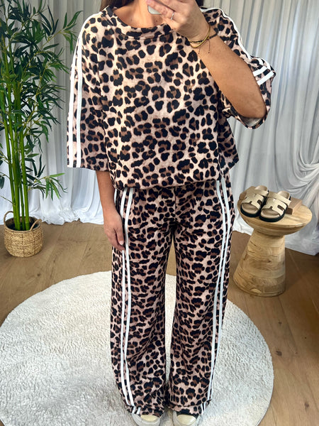 ENSEMBLE LEOPARD BANDES