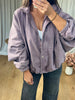 VESTE DENIM PRUNE