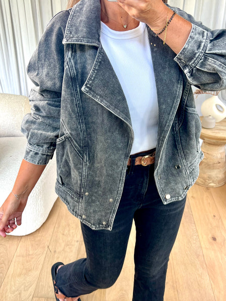 VESTE DENIM GRUSS GRIS