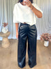 PANTALON LARGE SIMILI
