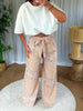 PANTALON BANDANA BEIGE