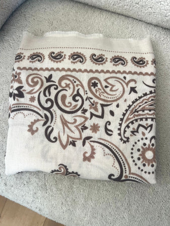 FOULARD BANDANA ÉCRU