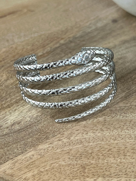 BRACELET SERPENT ARGENTÉ