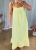 ROBE VICHY JAUNE