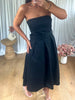 ROBE BUSTIER NOIR