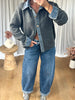 JEANS BALLON TAILLE REVERS