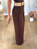 PANTALON CEINTURE CHOCO