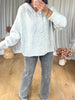 PULL CAPUCHE GRIS