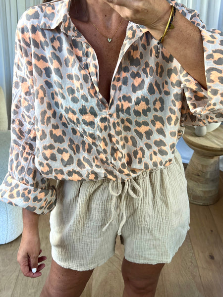 BLOUSE LÉO ORANGE