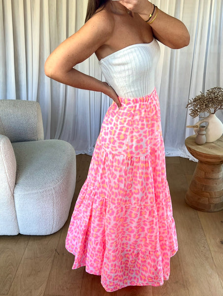 JUPE PINK FLUO